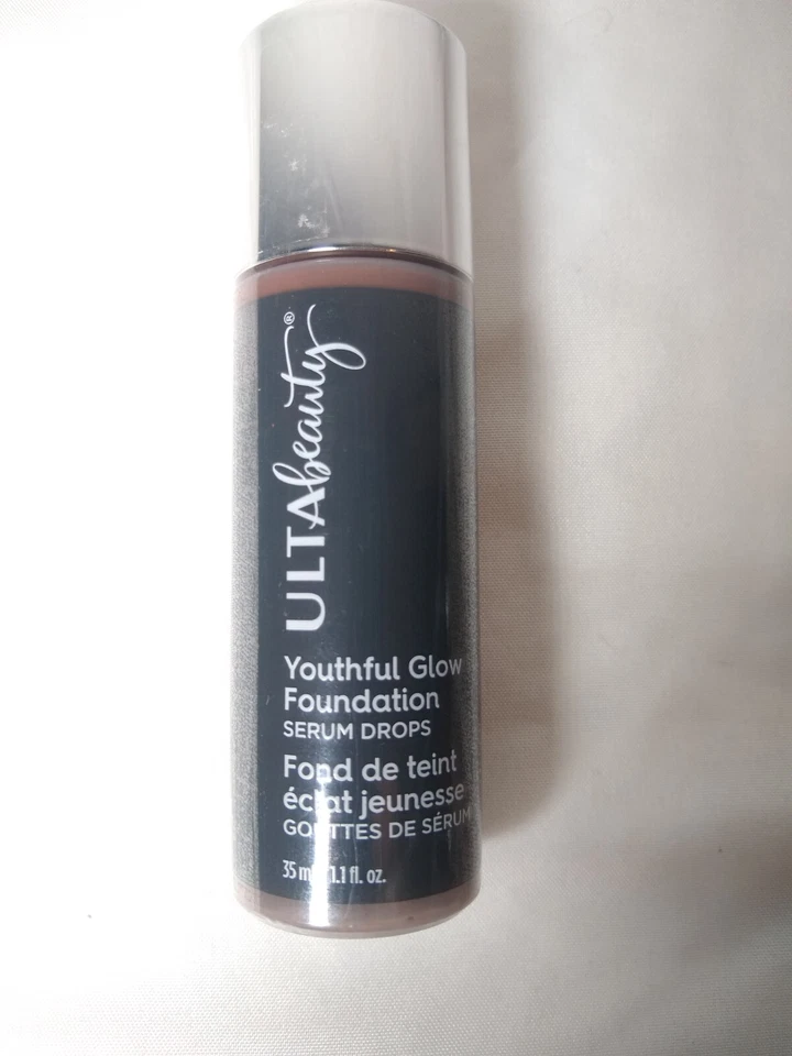 Ulta Beauty DARK COOL Youthful Glow Foundation Serum Drops Luminous Finish
