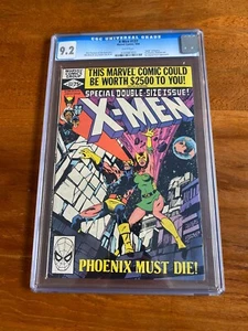 X-MEN # 137 CGC 9.2 WHITE PAGES DEATH OF PHOENIX 1980 - Picture 1 of 2