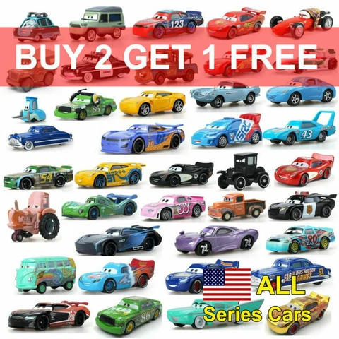 Disney Pixar Cars Bundle McQueen Metal 1:55 Diecast Toy Model Kids Gift New Cover