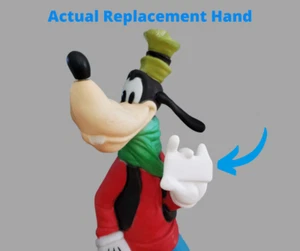 Blow Mold Parts: Replacement Hand for Disney Goofy Blowmold from Santa's Best - Picture 1 of 4