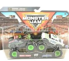 Monster Jam 2023 Official 1:64 Scale Diecast Truck 2-Pack Series 25 Grave Digger