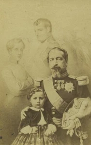 Frankreich Paris Les Quatre Napoléons Portraits altes Foto CDV Jorda 1860 - Bild 1 von 3