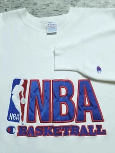 Vintage Champion Reverse Weave Sweatshirt Adult XL 90s NBA Basketball Script  - Picture 1 of 9