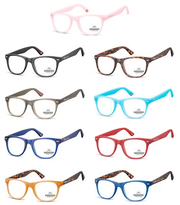 MONTANA EYEWEAR Lesebrille Montana Designer Mode Herren Damen Leser weiche Tasche 67 NEU