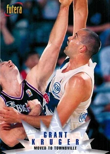 1996 Newcastle Falcons NBL Basketball Futera Card - Grant Kruger - Bild 1 von 3