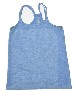 Danskin Now Tank Top Women Size Medium M 8-10 Blue Athletic Sleeveless Loose Fit - Picture 1 of 6