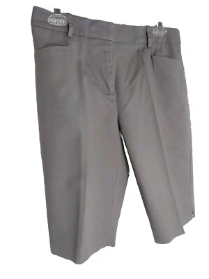  Pantalones Cortos para Caminar Ellen Tracy Mujer Talla 4 Caqui Estilo: Gris Algodón/Spandex 30x21 Foto 1 de 4