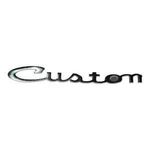 Ford OEM Custom Cab Truck Chrome Emblem Badge Logo Nameplate Name Plate 10536 - Picture 1 of 5