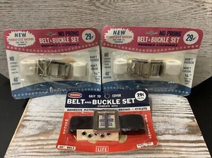 Vintage Sewing Penn & Pennys Products Adjustable Slide Buckle And Belt Set - 3 - Picture 1 of 6