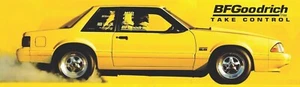 Reproduction BF Goodrich Ford FoxBody Mustang (314) 12"X40" Poster. Drag Race. - Picture 1 of 1