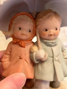 enesco figurine. Memories of yesterday. The jolly ole sun will shine again. Boy - Picture 1 of 6