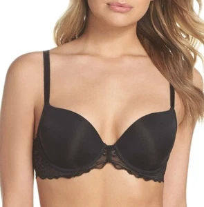 b.tempt’d by WACOAL 953357 UNDISCLOSED T-SHIRT BRA IN BLACK SIZE 38DD - Picture 1 of 7