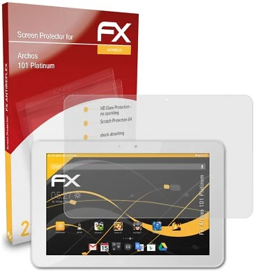 2x Protezione Pellicola dello Schermo per Archos 101 Platinum opaco&antiurto - Immagine 1 di 4