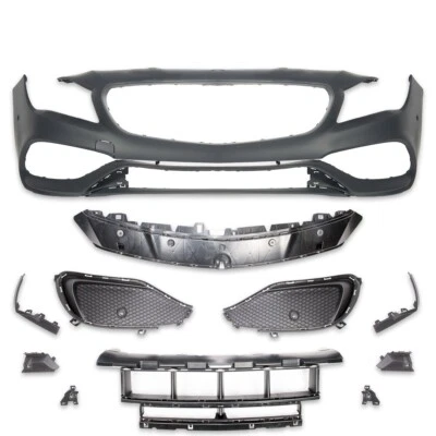 PARTS4TUNING MERCEDES BENZ CLA CLASS W117 C117 2013 - 2019 FRONT BUMPER AMG-LINE STYLE