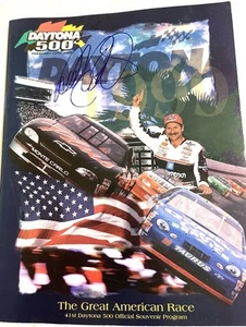 Dale Earnhardt Sr FIRMATO 1999 41° Daytona 500 Programma Souvenir Nascar Auto - Foto 1 di 6
