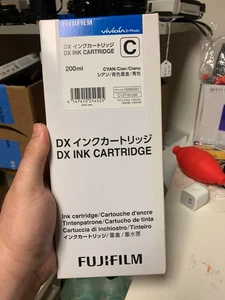 Fujifilm DX VIVIDIA Ink Cartridge 200 ML ,Cyan EXP:12/22/2018 - Picture 1 of 3