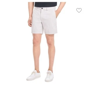 NWT $195 Theory Zaine Vapor Atlas Twill Shorts Size 36 - Picture 1 of 5