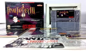 Final Fantasy III (Super Nintendo Entertainment System SNES, 1994) CIB getestet - Bild 1 von 19