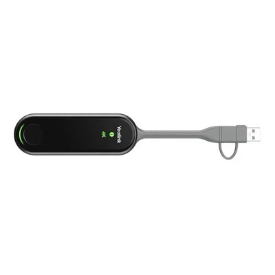 Yealink WPP30 4K Wireless Presentation Pod USB-C Plug & Play Easy Setup Black - Image 1 of 2