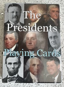 THE PRESIDENTS Playing Cards; New/Sealed - Imagen 1 de 3