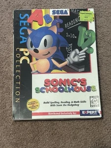 Sonic's Schoolhouse PC CD-Rom Windows 95 /3.1 Sega Sealed In Box MiB RARE - Bild 1 von 7