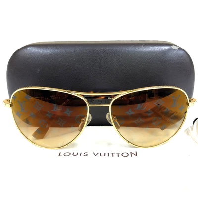 Auténticas gafas de sol Louis Vuitton lentes con monograma de conspiración Z0164U J0171 Foto 1 de 4