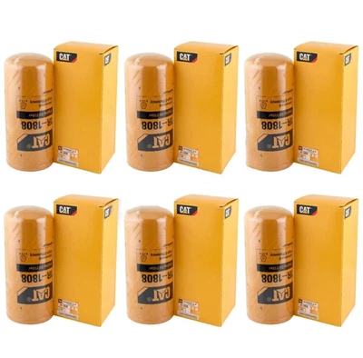 NUEVO PAQUETE DE 6 FILTROS CAT 1R-1808 AS / CATERPILLAR OEM 1R1808 Foto 1 de 4