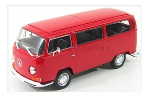 Welly We22472r Volkswagen - T2 Minibus 1972 - Red - 1/24 - Picture 1 of 4