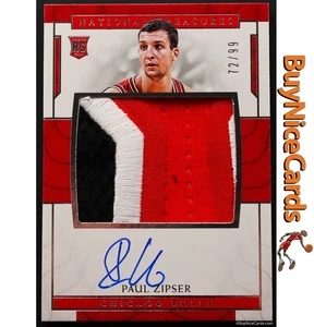 2016 Paul Zipser Panini National Treasures 3 Color RC Rookie Patch Auto /99 #118 - Picture 1 of 3