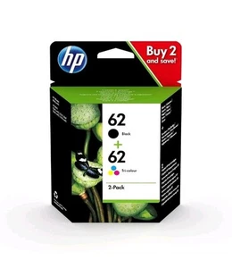 HP N9J71AE 62 Original Tintenpatronen, Schwarz und Tri-Color, Multipack - Bild 1 von 1