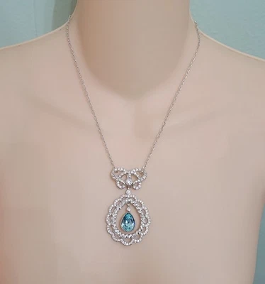 Collar Colgante Eduardiano Colección Joyería Titanic JTV ~ 17.5" Foto 1 de 4