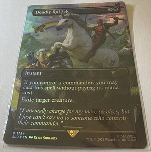 ๐ Deadly Rollick Secret Lair x DEADPOOL Foil๐ ๐ - Picture 1 of 1