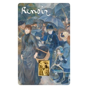 Renoir The Umbrellas 1/1000 Oz Goldmünze 3000 Francs Tschad 2024 - Bild 1 von 6