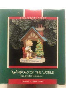 Punze Andenken Ornament 1989 Fenster der Welt Deutsch Deutschland #5 Serie - Bild 1 von 3