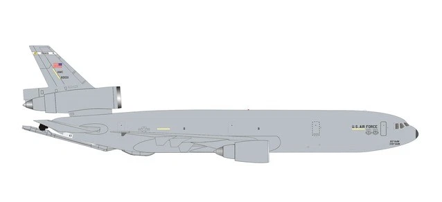 Herpa 538367 - 1/500 U.S. AIR FORCE McDonnell Douglas KC-10 Extender - Nuovo - Immagine 1 di 1