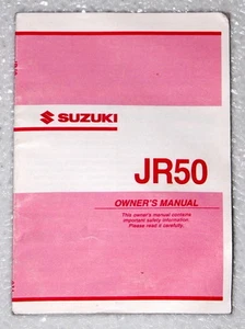2003 Suzuki JR50 Owners Manual JR50K3 Motorcycle Original Factory Dealer - Picture 1 of 1