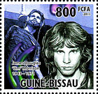 Gwinea niestemplowane MNH James Douglas Jim Morrison Usa Singer Band The Doors /1097