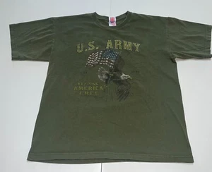 US ARMY Herren T-Shirt L Grün Military Kurzarm - Bild 1 von 2