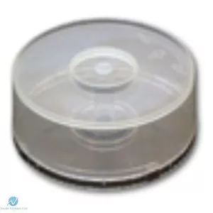 2 CD DVD Plastic Cake Tub holds 25 Disks Spindle Storage Box Empty NEW Case - Picture 1 of 1