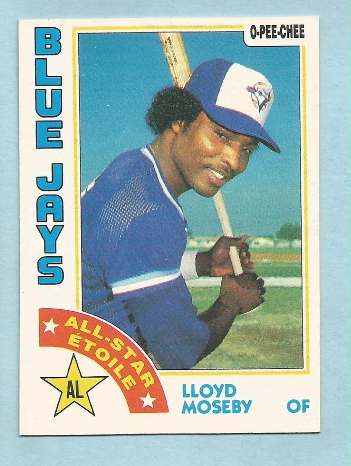 1984 OPC O-Pee-Chee Baseball Lloyd Moseby #3 ALL-STAR Toronto Blue Jays NM/MT - Image 1 of 1