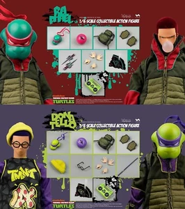Juego de figuras 1/6 Teenage Mutant Ninja Turtles Raphael Donatello JTStudio Toys TMNT - Imagen 1 de 1