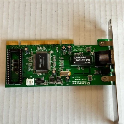 PCI EtherFast 10/100 LAN Network Card PCB-E574-AB5 Linksys LNE100TX Ethernet - Image 1 of 4
