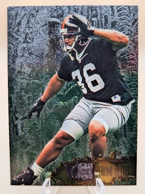 1996 Fleer Metal Jerome Bettis football card #96 Pittsburgh Steelers HOF - Image 1 of 2