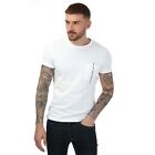 Men's T-Shirt Diesel T-Rubin Pocket Maglietta Short Sleeve in White