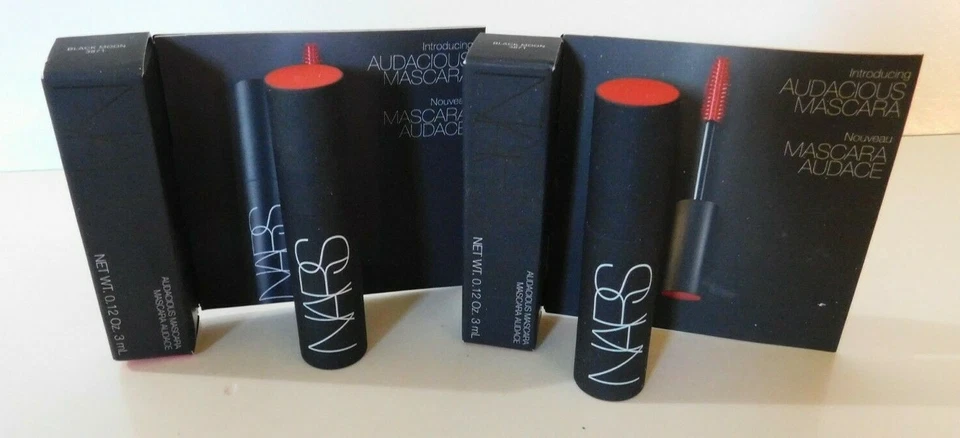 Máscara de pestañas NARS AUDACIOUS BLACK MOON 0,12 OZ X 2 TOTALMENTE NUEVA Foto 1 de 2