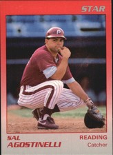 1989 Reading Phillies Star #1 Sal Agostinelli