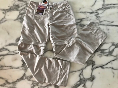 NWT Women's Cloudveil Beige Cool Touch Plus Convertible Pant Size 8 - Image 1 of 4