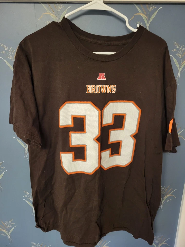 Мужская футболка NFL Team Apparel Cleveland Browns No33 TRENT RICHARDSON XL - Изображение 1 из 4
