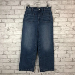 MADEWELL NEW Emmett Wide-Leg Full Length Jean: Patch Pocket Edition W 28 N0605 - Picture 1 of 8