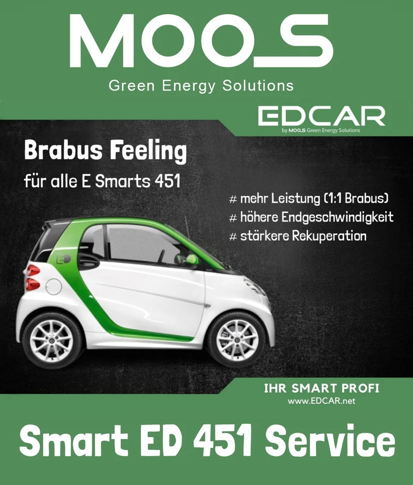 Tuning Elektro Smart 451 ED3 Brabus Feeling - Software Update N127 (CEPC) - Bild 1 von 1